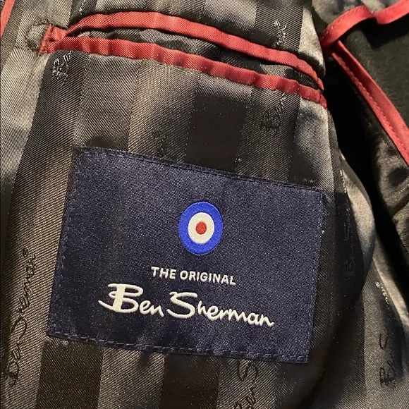 Ben Sherman Black Blazer w/ Removable Quilted Liner Jacket XL NWT - Picture 9 of 11